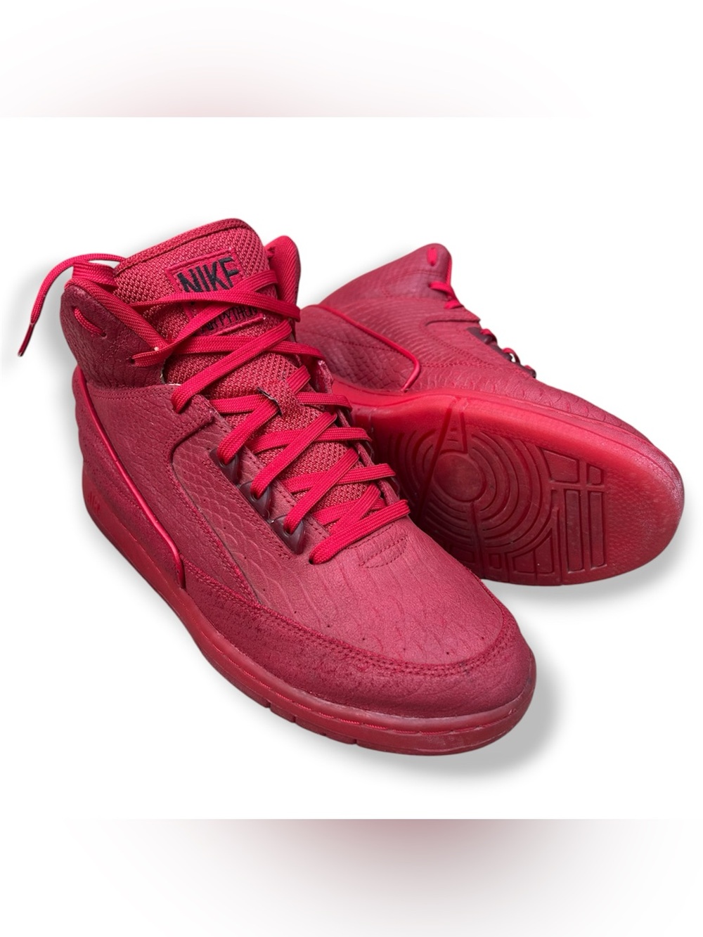 Nike Air Python SP Gym Red Men’s Size 10.5 Red Snakeskin High Top Sneakers